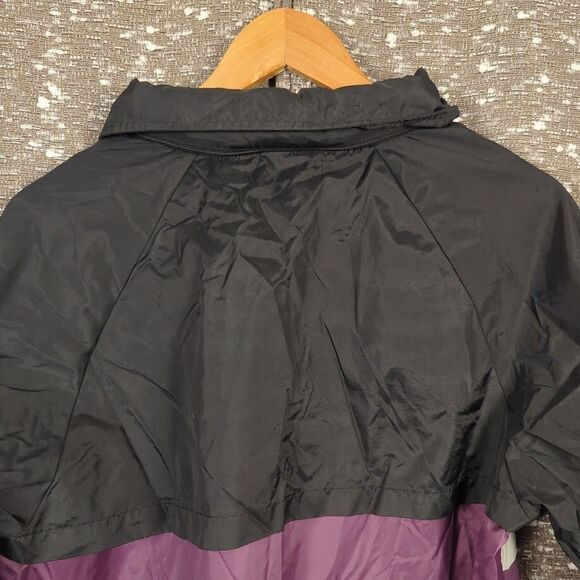 Vintage Adidas Trefoil 1/4 Zip Windbreaker Jacket Hidden‎ Hood Size Medium - Picture 12 of 16